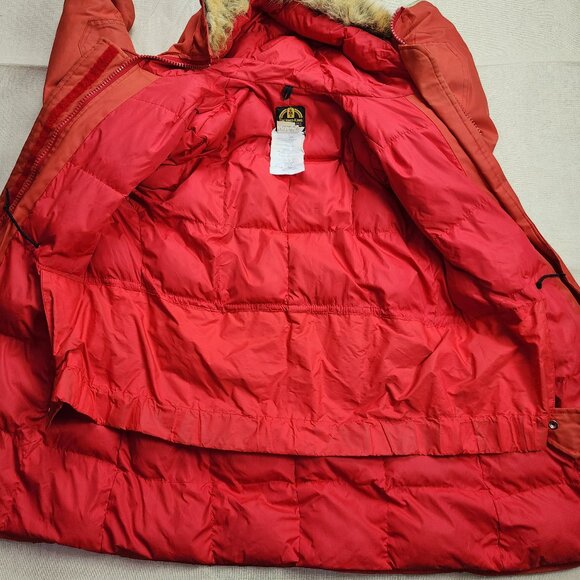 Vintage Thermo King Down Polar Bear Long Jacket Winter Coat (M) - Picture 4 of 13